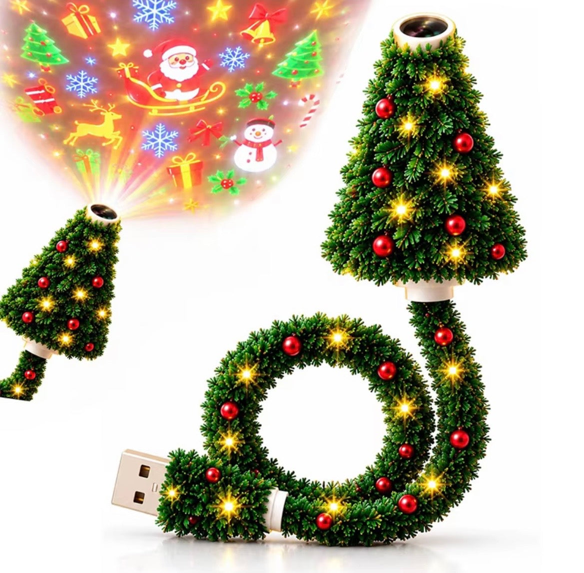 Christmas Galaxy - USB Christmas Tree Projector