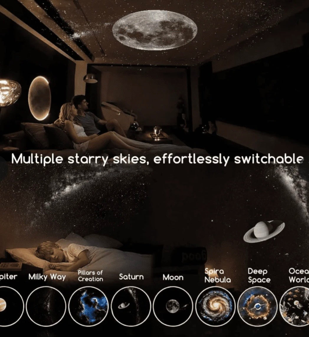 🌌 Galaxy Star Projector – USB Starry Night Light