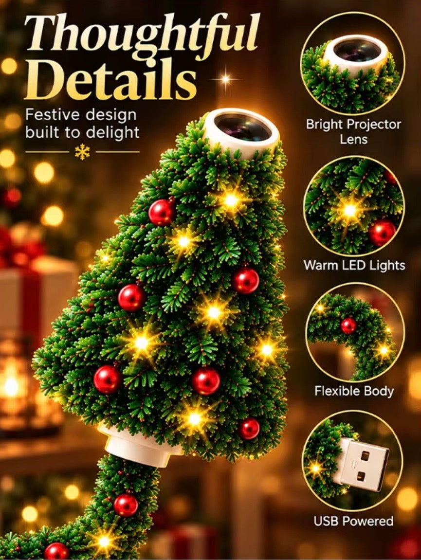 Christmas Galaxy - USB Christmas Tree Projector